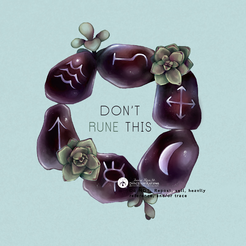 Dobe_Draws's tweet photo. Don't Rune This 🌿 
Happy Monday! Just sharing this silly piece I did. 
➡️ Swipe for the process. 

🖤 Available At: Building Character in Lancaster PA https://t.co/NAWabi6L3A