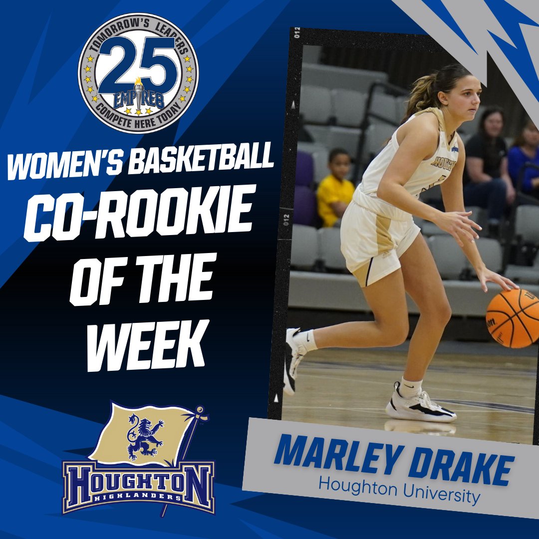 Congrats to our #E8 Women's Basketball Weekly Award Winners!

Player of the Week Olivia Dobrovosky
<a href="/NazAthletics/">Nazareth Athletics</a> 

Co-Rookie of the Week Natalee Collins
<a href="/AUSaxons/">Alfred University Saxons</a> 

Co-Rookie of the Week Marley Drake
<a href="/HUHighlanders/">Houghton Athletics</a> 

#E8Proud #LeadersCompeteHere #WhyD3 #E825