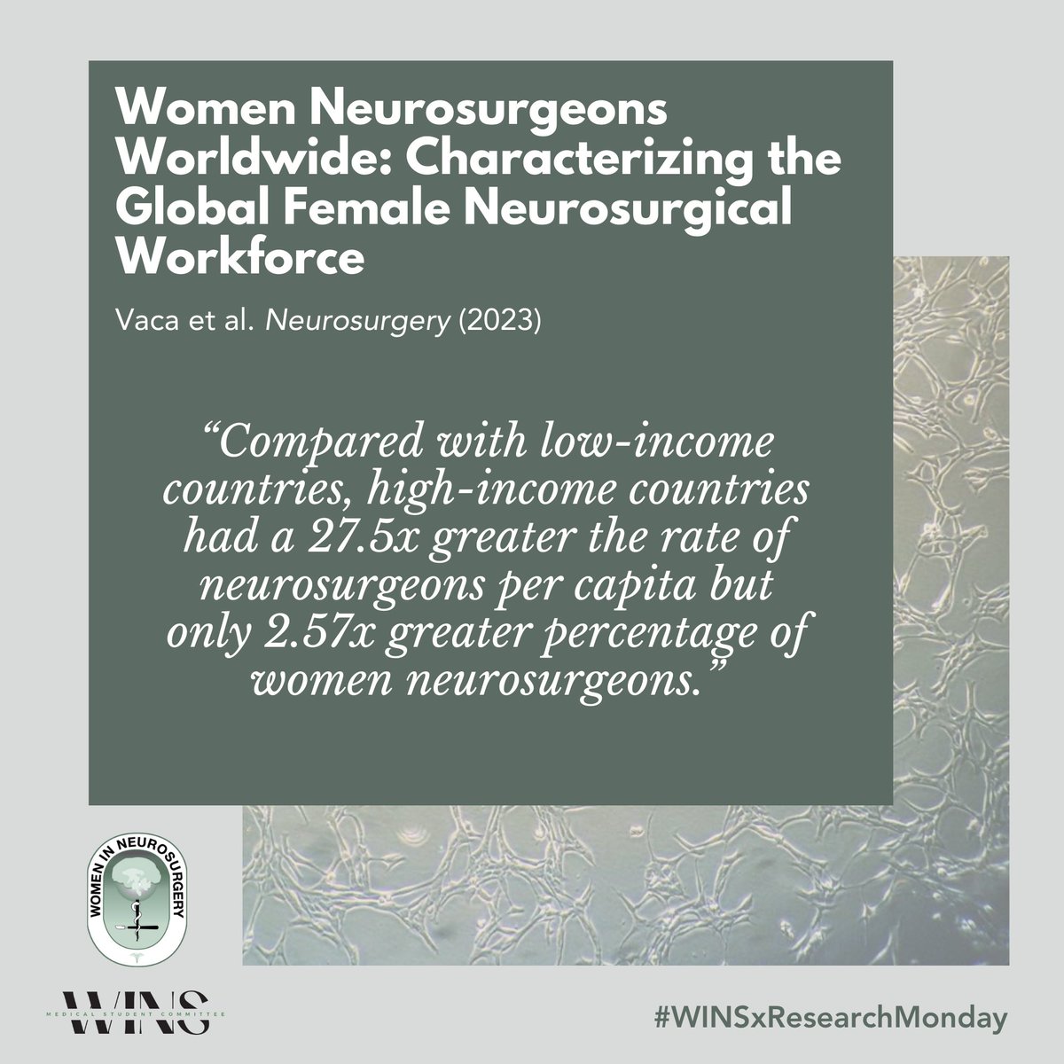 This new study by collaborators from @StanfordNsurg and @UOC_gr characterizes the global female neurosurgical workforce, with notable findings including Africa having the fewest neurosurgeons yet highest percentage of women neurosurgeons #globalneurosurgery #WINSxResearchMonday