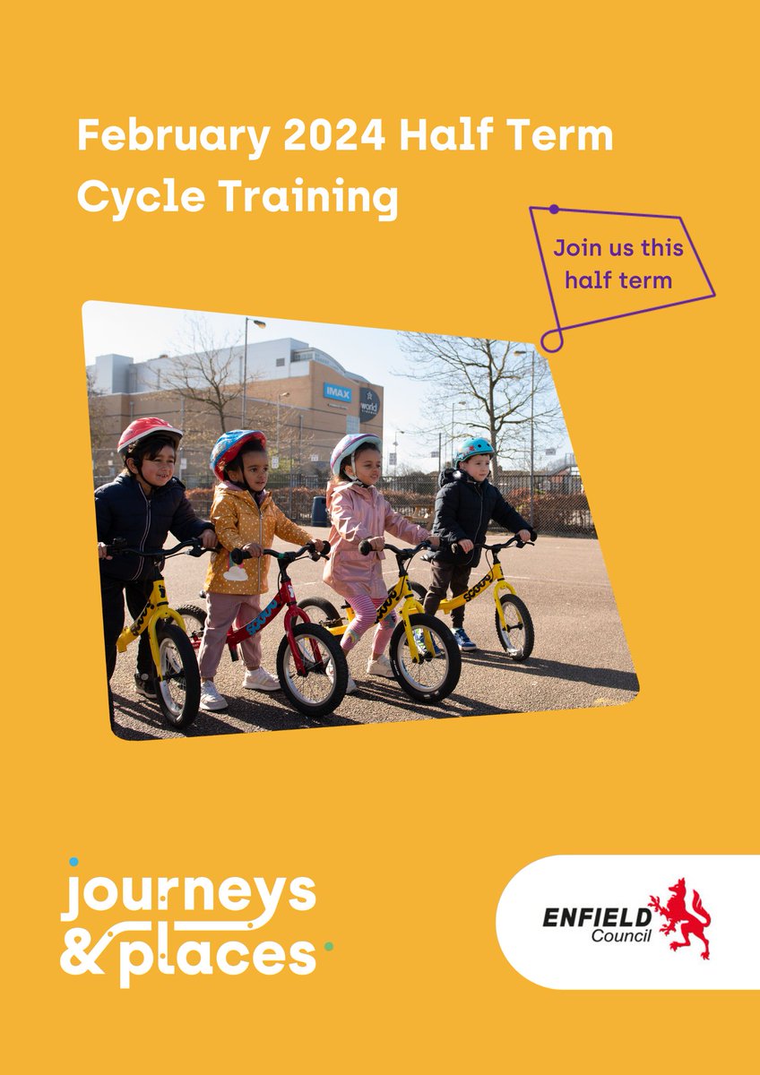 Sessions will take place at Raglan Primary School (Amberley Road Entrance), Wellington Road, Enfield, EN1 2NS. For more information and to book your child’s place please visit buff.ly/3Sodh6P