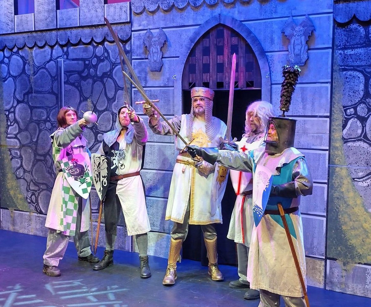 SotonOpera's tweet image. All for one!

We are absolutely delighted that King Arthur and his Knights of the Spamalot Table helped @abbys_heroes raise £925 in retiring collections and merchandise sales at @MASTStudios last week!

This charity of real heroes was nominated by our sponsors @ParisSmithLLP