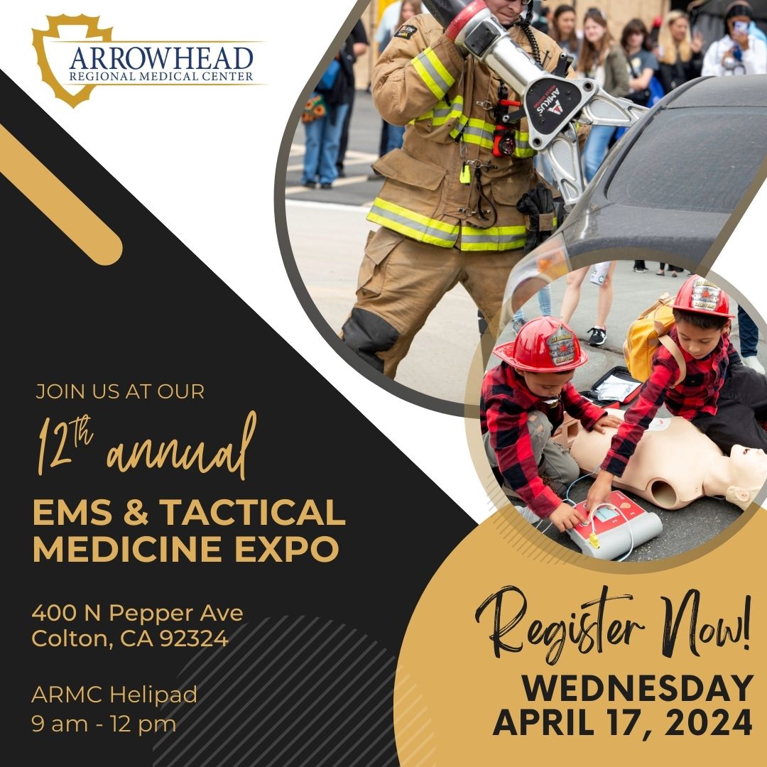 Join us on Wednesday, April 17 for our 12th Annual EMS & Tactical Medicine Expo! Click the link to register as a guest or reserve a booth space: forms.microsoft.com/g/F7XZD3UWSH