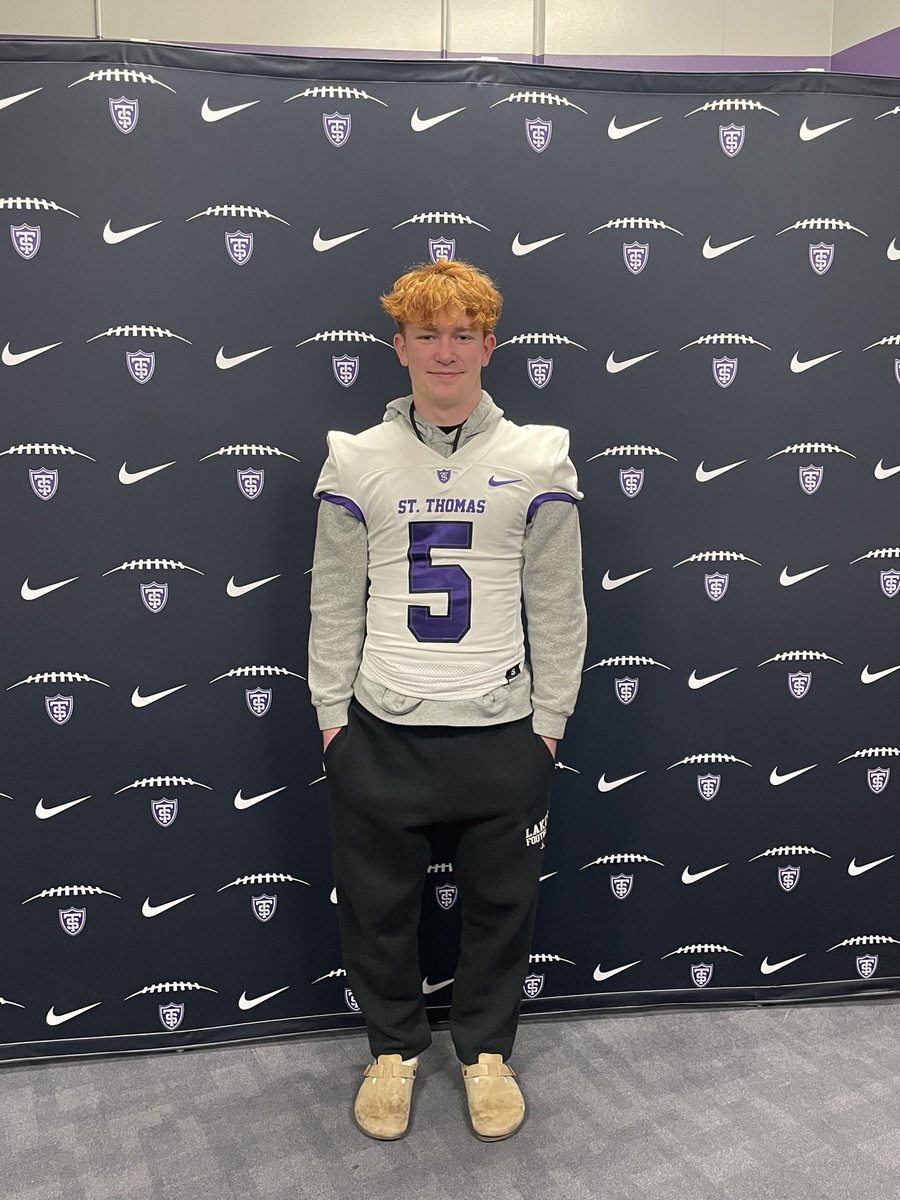 Had a great time <a href="/UST_Football/">St. Thomas Football</a> thank you @kuchinski8 for the invite