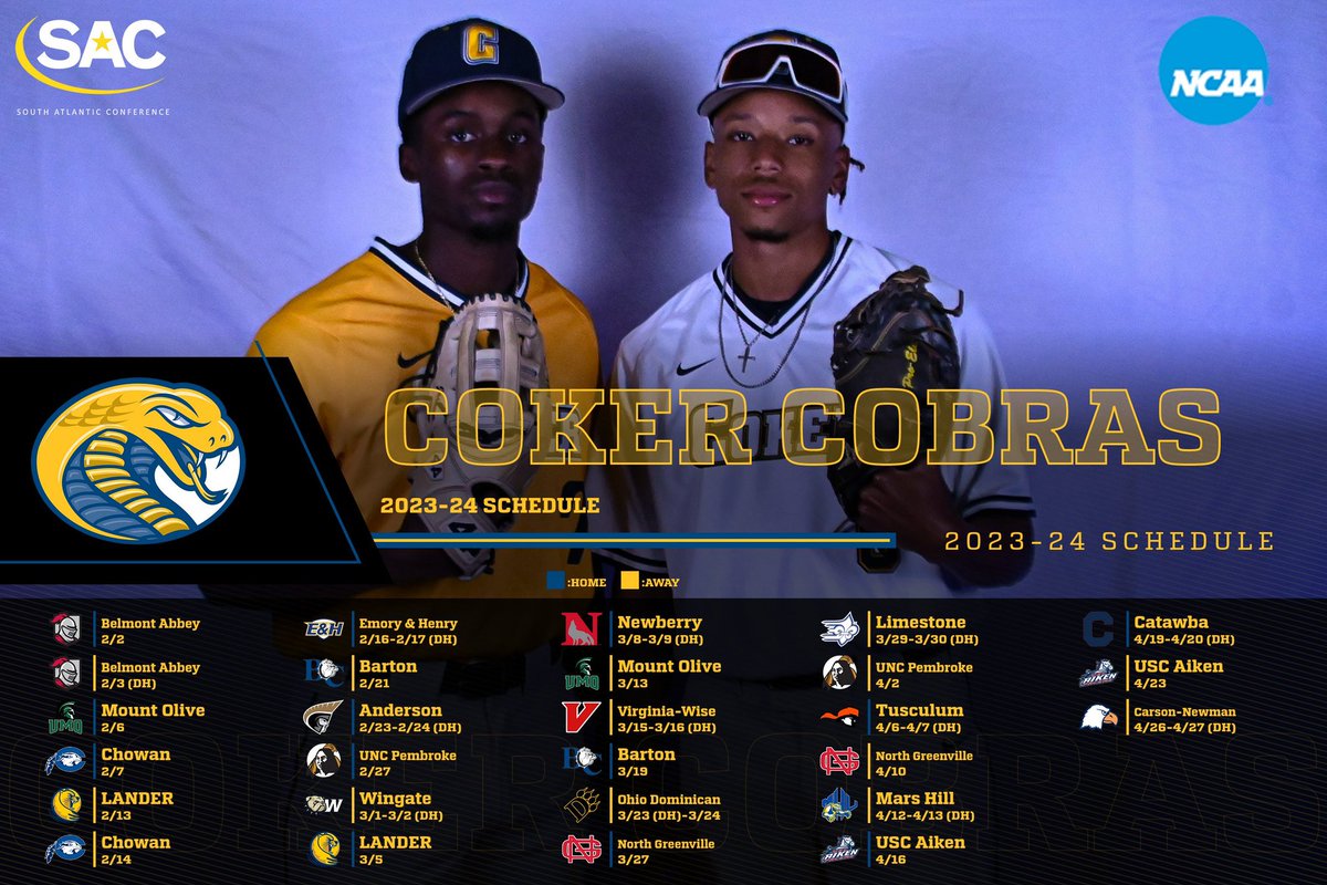 🐍 2023- 2024 Schedule 🐍