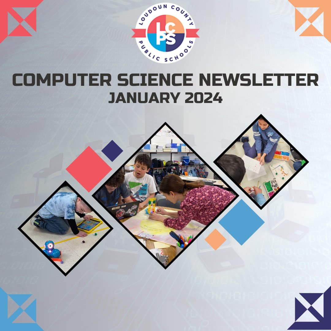 Loudoun County Computer Science Office (@csforlcps) on Twitter photo <a href="/LCPSOfficial/">LCPS News</a>: Our January Newsletter is overflowing with awesomeness! We highlight educators from <a href="/CountrysideElem/">CTY@LCPS</a>, Lucketts Elem and <a href="/BelmontRidge/">Belmont Ridge Middle</a>, share our love for <a href="/LEGO_Education/">LEGO Education</a> Spike Prime, and take a look at CS Education Month & Elevate Loudoun. smore.com/njm2b <a href="/LCPSOfficial/">LCPS News</a>: Our January Newsletter is overflowing with awesomeness! We highlight educators from <a href="/CountrysideElem/">CTY@LCPS</a>, Lucketts Elem and <a href="/BelmontRidge/">Belmont Ridge Middle</a>, share our love for <a href="/LEGO_Education/">LEGO Education</a> Spike Prime, and take a look at CS Education Month & Elevate Loudoun. smore.com/njm2b