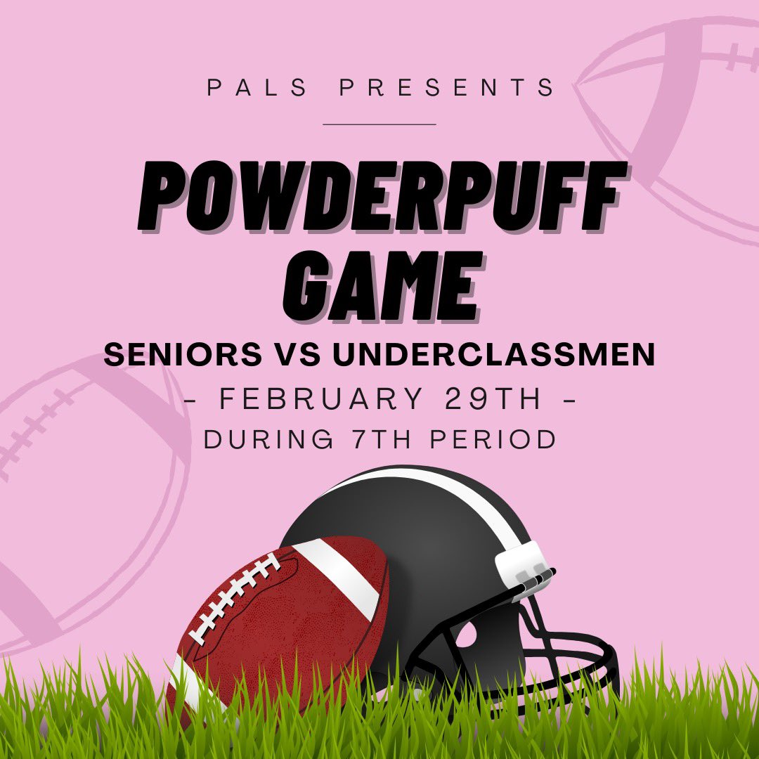 Powderpuff has officially arrived! Sign up today! Spots are limited and sign ups will close February 16th! Hope to see you there! 💗🤍🏈
 docs.google.com/forms/d/e/1FAI…
