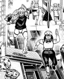 Random ass detail but I love that Momo still runs the same way as she runs with Okarun. 