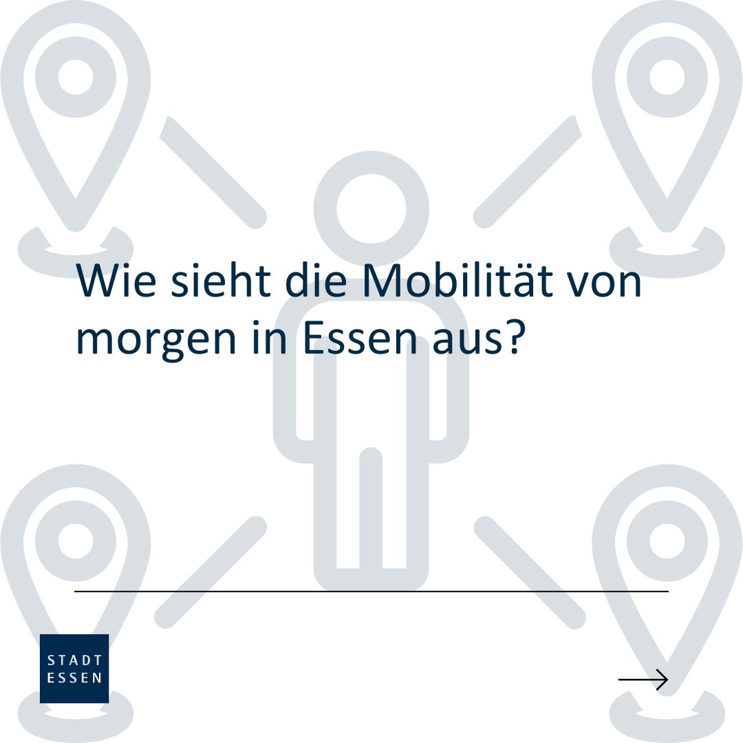 Essen_Ruhr's tweet photo. Wie sieht die Mobilität von morgen in Essen aus?🤔

Hier seid ihr gefragt: Teilt uns bei den Mobilitätsforen eure Wünsche mit, um die Moblität in Essen zukünftig effizienter, komfortabler und sicherer zu gestalten!😊

ℹ️Mehr Infos findet ihr auf https://t.co/uwz9EfJxXx. https://t.co/Y9OVPJvkRZ