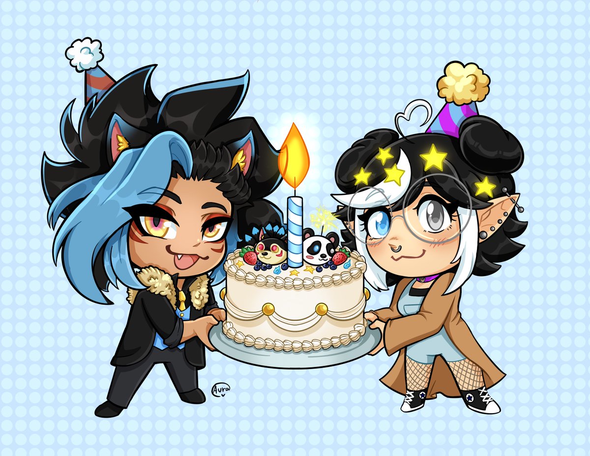 BIRTHDAY STREAM NOW LIVE! JOIN ME!!! ALSO HAPPY BIRTHDAY TO MY WONDERFUL MOD @CuddlyPanda_VT! LOVE YA~! (LINK BELOW)