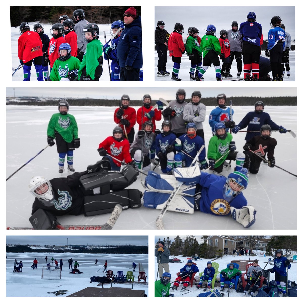 U13b_warriors's tweet photo. Yesterday was a wonderful team day on Octagon Pond! The wind was a bit cold, but the smiles were plentiful! It was a great day spent together before our upcoming Ontario trip! Thanks to the Connolly's for hosting the team! https://t.co/8v5wc6AP38