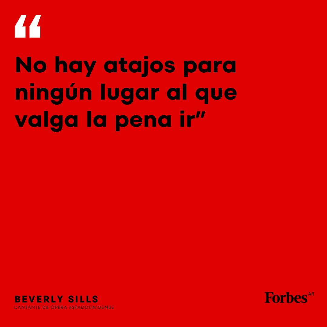 forbesargentina's tweet photo. 💬 "No hay atajos para ningún lugar al que valga la pena ir". Beverly Sills, cantante de ópera estadounidense.
#ForbesQuote https://t.co/Crl3g6UlGy