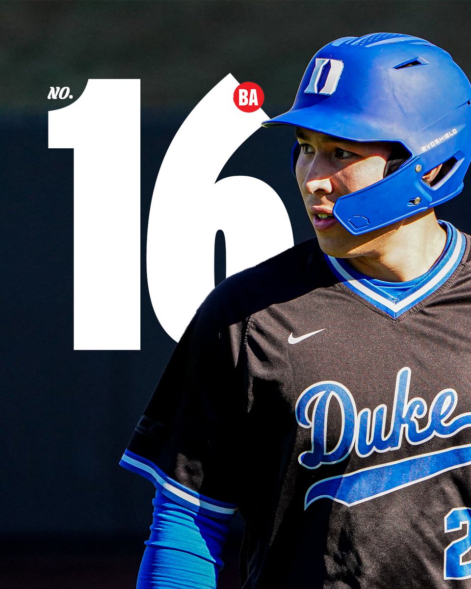 No. 16 in @BaseballAmerica preseason poll #BlueCollar #GoDuke