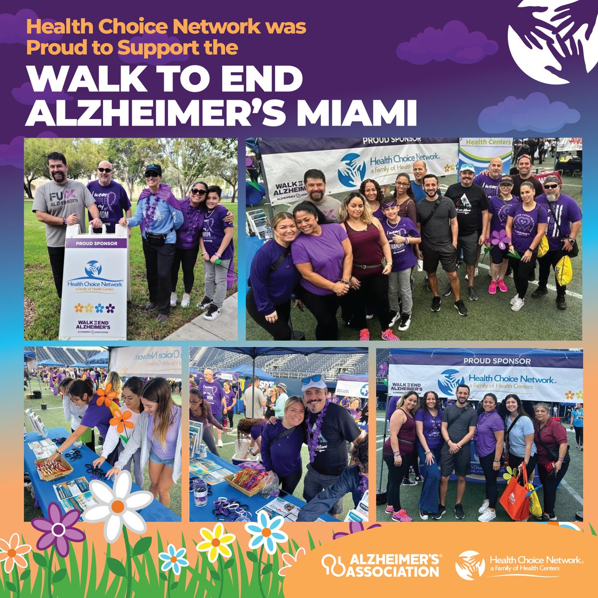HCN was proud to support the @alzassociation as we walked to raise awareness and funds for Alzheimer’s earlier this month. Thank you to all the HCN Associates and Health Centers who supported and joined us for the walk! #EndAlzheimers #AlzheimersAwareness #alzheimers #Walk2EndAlz