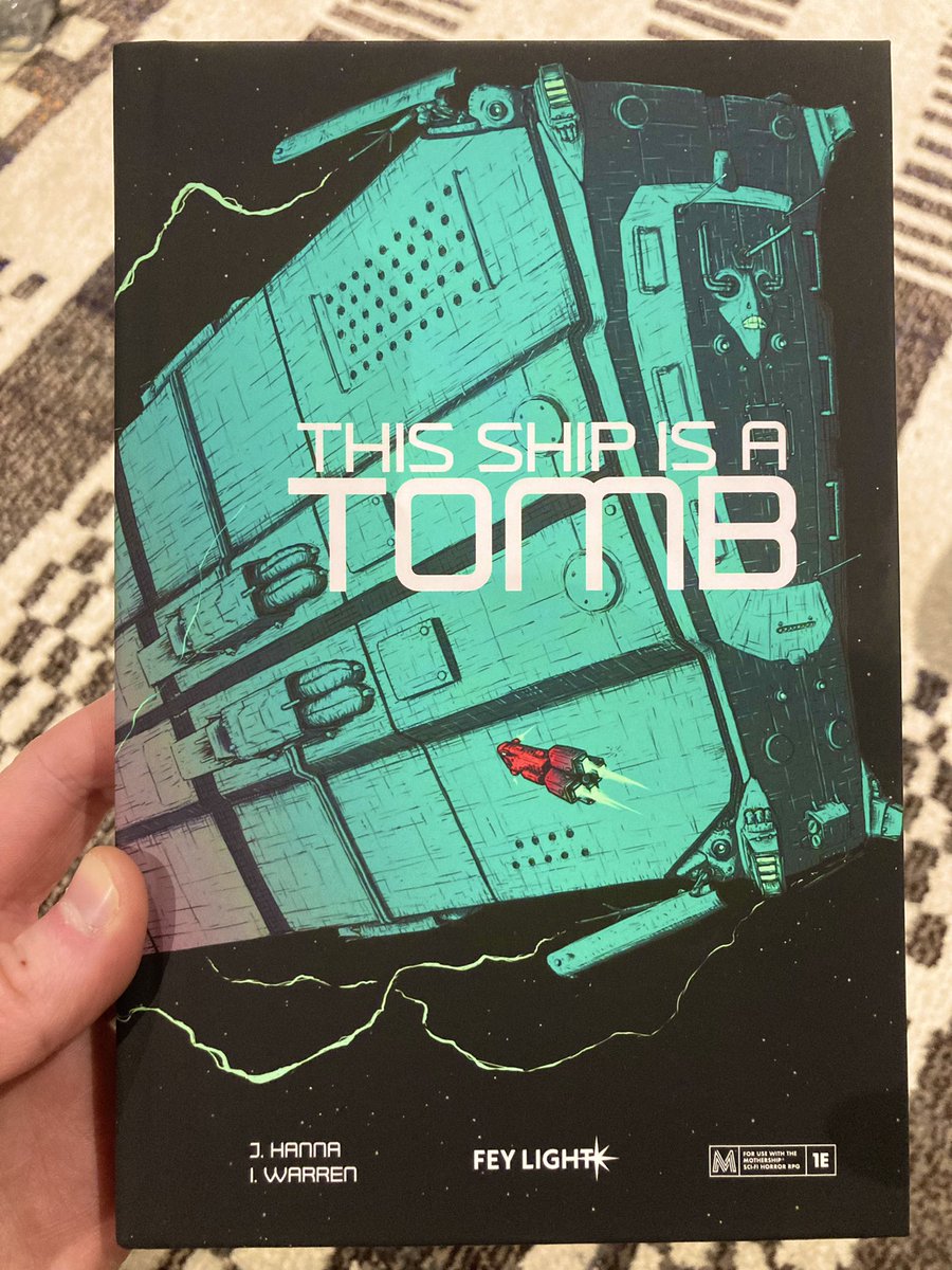 ValleyOfAlfred's tweet image. I received my contributor copy of This Ship is a Tomb by @fey_light today! I made a solo procedure which you can find in the back and I’m really happy with it.

To celebrate I’ve written a blog post about the process 🔻