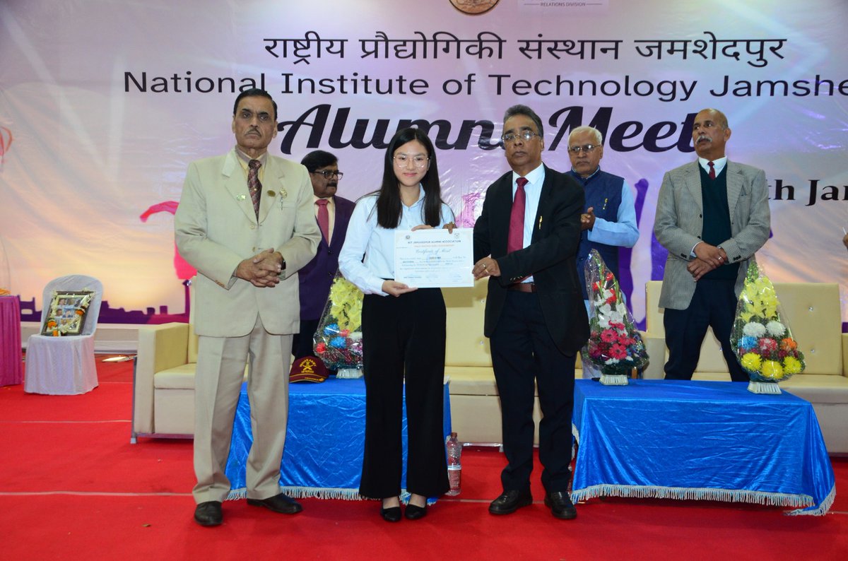 scnitjsr's tweet photo. presented #scholarships to deserving students for achievements in various fields.

The day was filled with warmth, laughter, and nostalgia.Special thanks to #NITJAA members, the Students' Council, and Team Alumni Relations for orchestrating a memorable event. https://t.co/JPr9Lcscsu