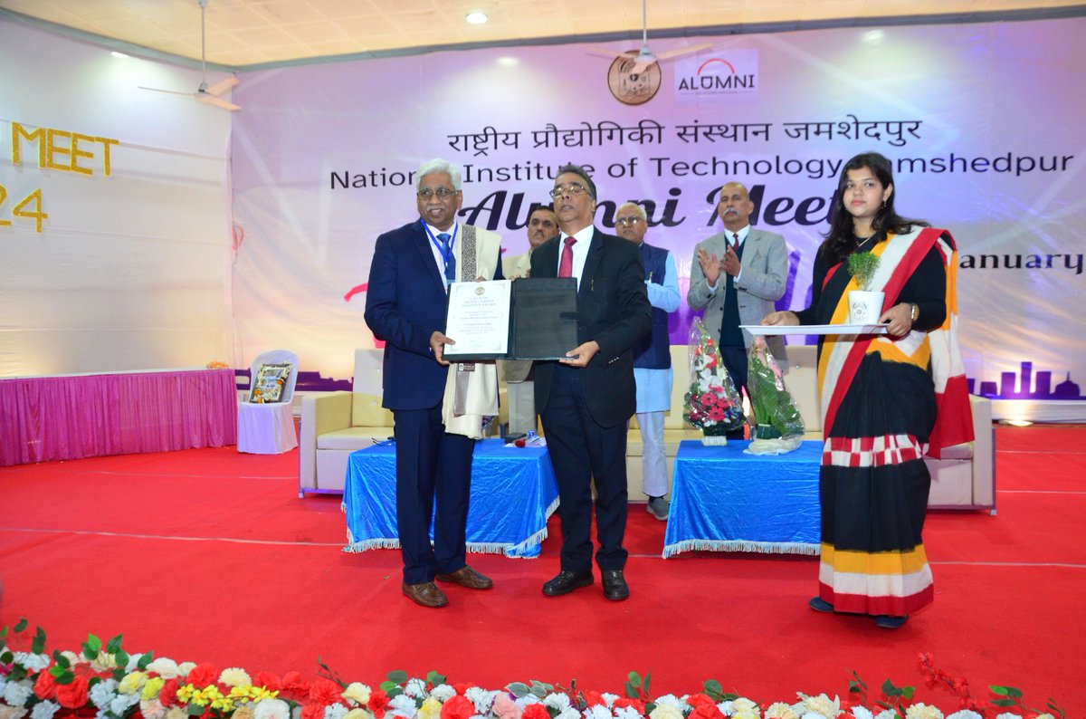 scnitjsr's tweet photo. presented #scholarships to deserving students for achievements in various fields.

The day was filled with warmth, laughter, and nostalgia.Special thanks to #NITJAA members, the Students' Council, and Team Alumni Relations for orchestrating a memorable event. https://t.co/JPr9Lcscsu