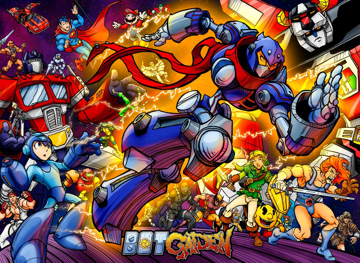 born of greatness.

#BotGaiden #Voltron #Transformers #80s #MOTU #Mask #TMNT #Zelda #Thundercats #GIJoe #Mario #retrogames #videogames #MegaMan