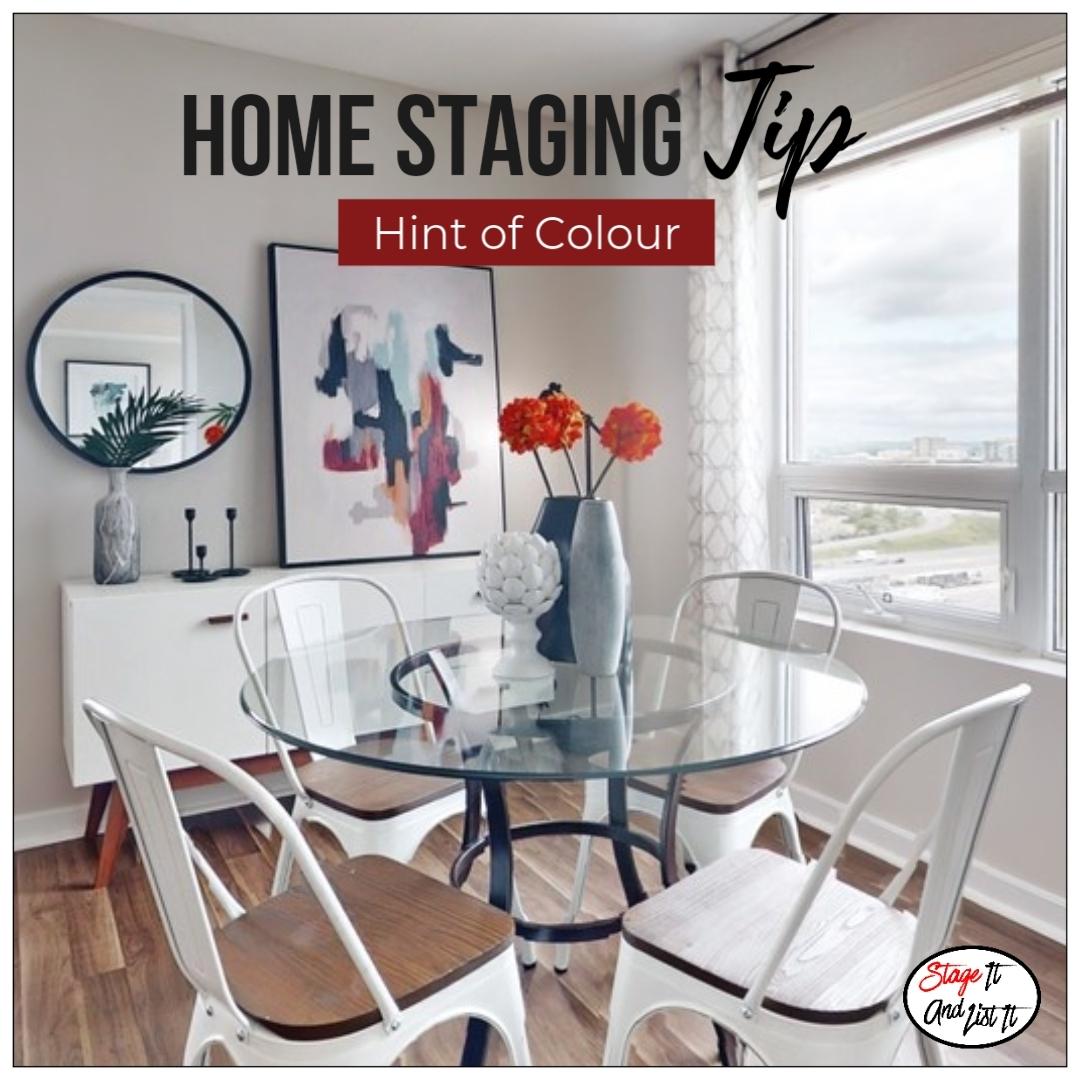 ✨️ Home Staging Tip ✨️. Hint of Colour. Embrace the subtle use of colour. 
.
.
#design #interiordesign #decor #decorating #inspirationboard #creatingspaces #foyerdesign #interior #homedecor #architecture #home #interiors #homedesign #interiordesigner #decoration #designer