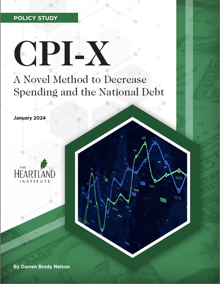 DarrenBNelson's tweet image. @CPInst @JimDeMint @MarkMeadows "CPI-X...would bring federal spending back to 2008 levels [starting] in 2025 at $7.4T and finish in 2038 at $3.7T. That is a 50% cut, and the savings of $75T would result in complete debt retirement plus $19,347 in annual relief for taxpayers."
