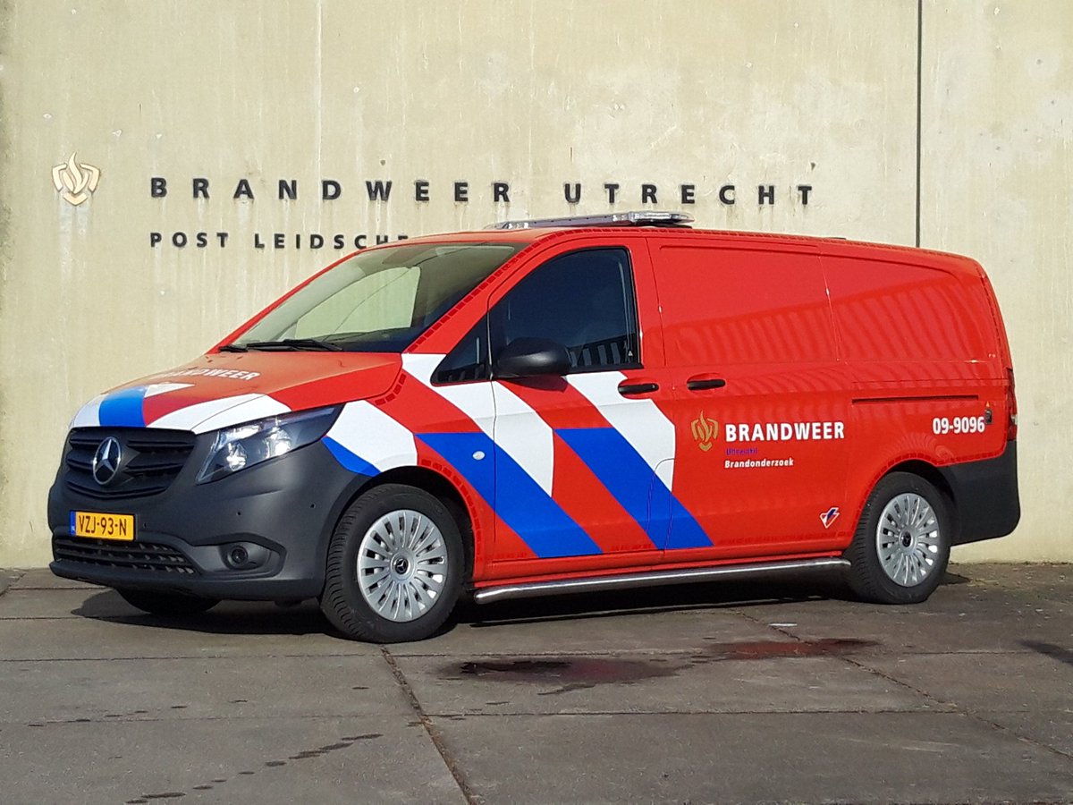 De VRU neemt t.b.v het Team Brandonderzoek een nieuwe Mercedes-Benz Vito opgebouwd door Visser in gebruik. Het voertuig vervangt de huidige Volkswagen Caddy uit 2007 welke tot 2014 dienst deed als PM2-BK bij post Amersfoort Centrum.
