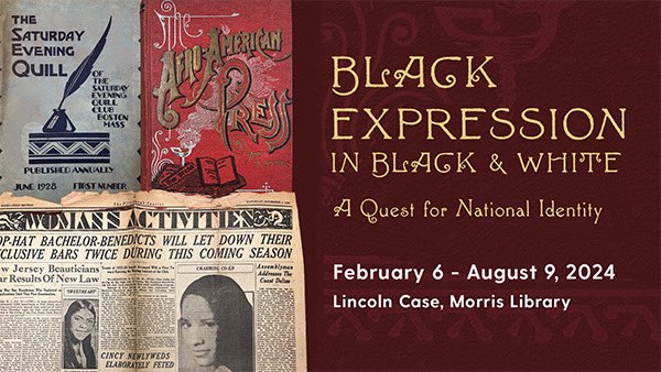 BritHenry13's tweet photo. It’s been an absolute joy getting to curate this exhibition &amp; I can’t wait for everyone to experience all of the Black print material featured starting February 6, 2024! https://t.co/AfmRD5GYMl