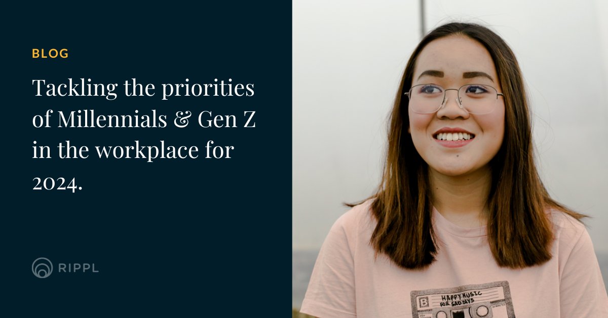 ripplplatform's tweet photo. 💡 What are Millennials and Gen Z looking for in their employer? Our latest article explores the benefits and perks most sought after by the changemaker generation: https://t.co/18Lhmgerp6 

#GenZ #EmployeeBenefits #GetMore https://t.co/7GxRJyVpdB