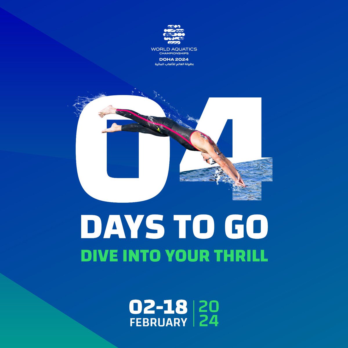Aspetar's tweet photo. ☀️🏅🏊‍♂️
Aspetar, with its extensive experience in providing medical care for major sporting events, is well-prepared to handle the challenges of organizing medical support for the 2,600 elite athletes from 190 nations competing for glory in Doha during the World Aquatics Championships Doha 2024.

🔗 https://t.co/qoVLNdWwxZ

#AquaDoha24 @AquaDoha24