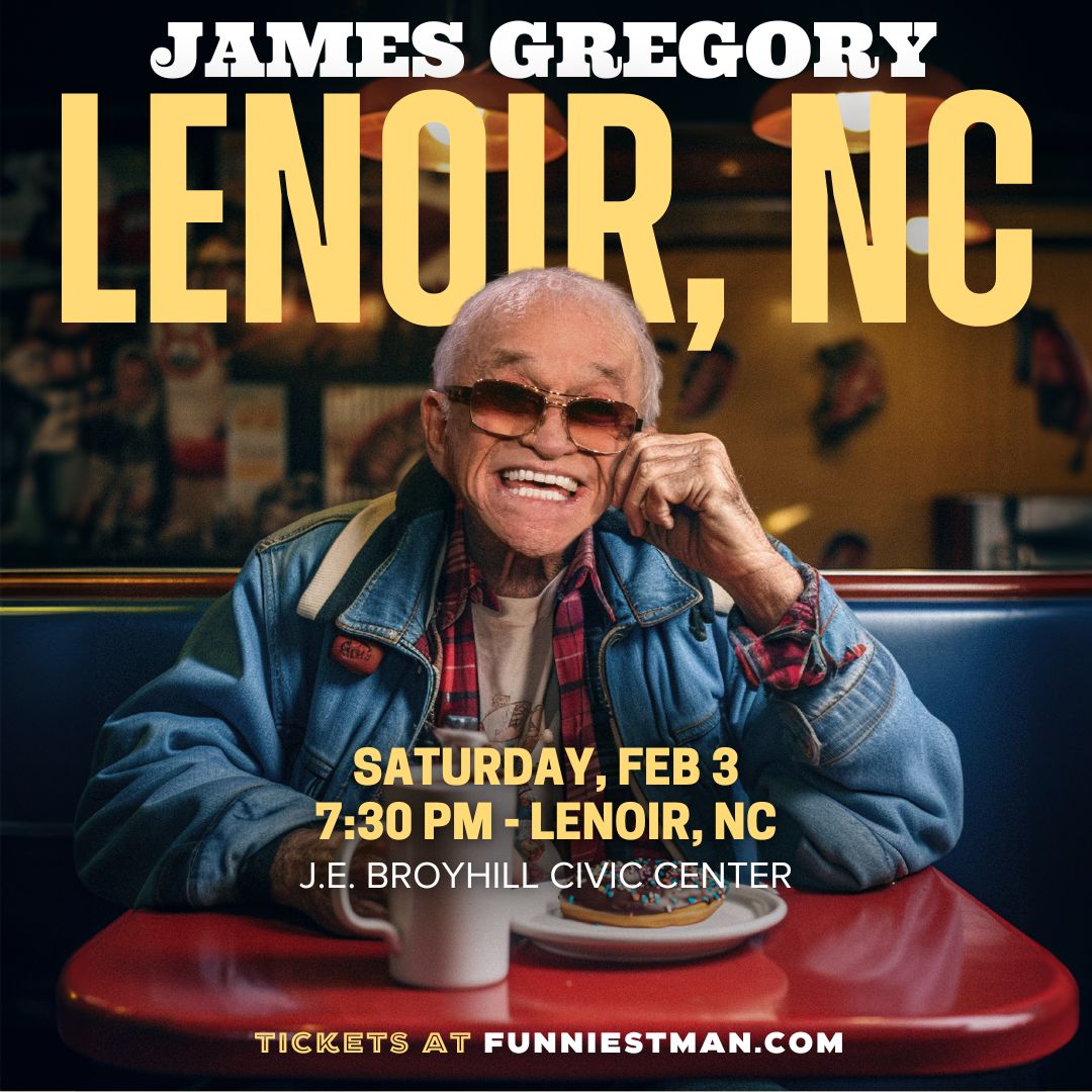 North Carolina, heading your way! What are the best places to EAT? 

🎟️Tickets and more tour dates at funniestman.com 

#jamesgregory #standupcomedy #lenoirNC
