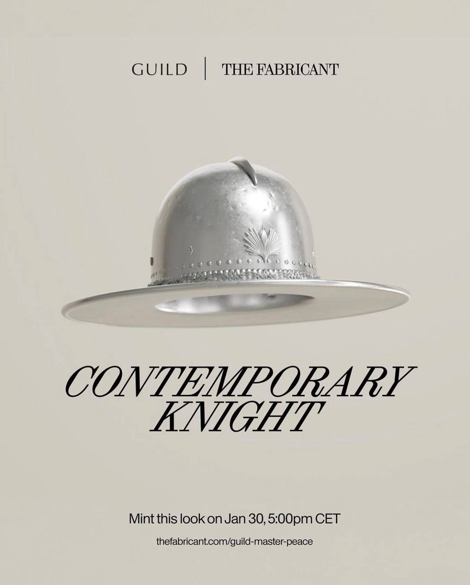 guildworld's tweet photo. ⚔️Contemporary Knight - Our second item in Master Peace Collection.

Contemporary Knights stand as guardians in the digital realm. Their armor isn’t forged in steel but in resilience. Their weapons are wisdom, keyboards, and empathy; with every click, they build bridges of unity. https://t.co/hO09ptSVaO