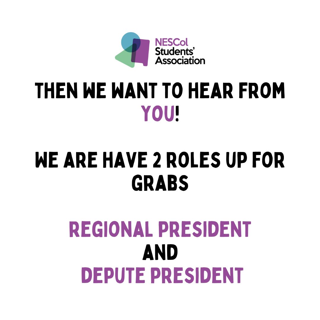 NESCol Students' Association tweet media