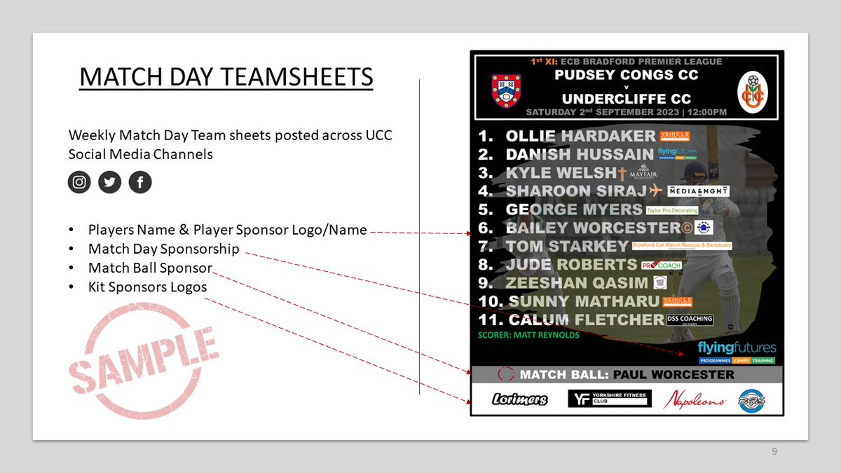 UCC_1875's tweet photo. 🤝Match Kit Sponsorship! 

3 options still available - covers a 2 year period. 

Back sponsorship (x1)
Sleeve sponsorship (x2)

Includes: (See images attached)

Cost:

£750 (Back)
£500 (Sleeve)

Interested in partnering with us? Please contact Louise or drop us an email/DM. https://t.co/N6aVQYob2P
