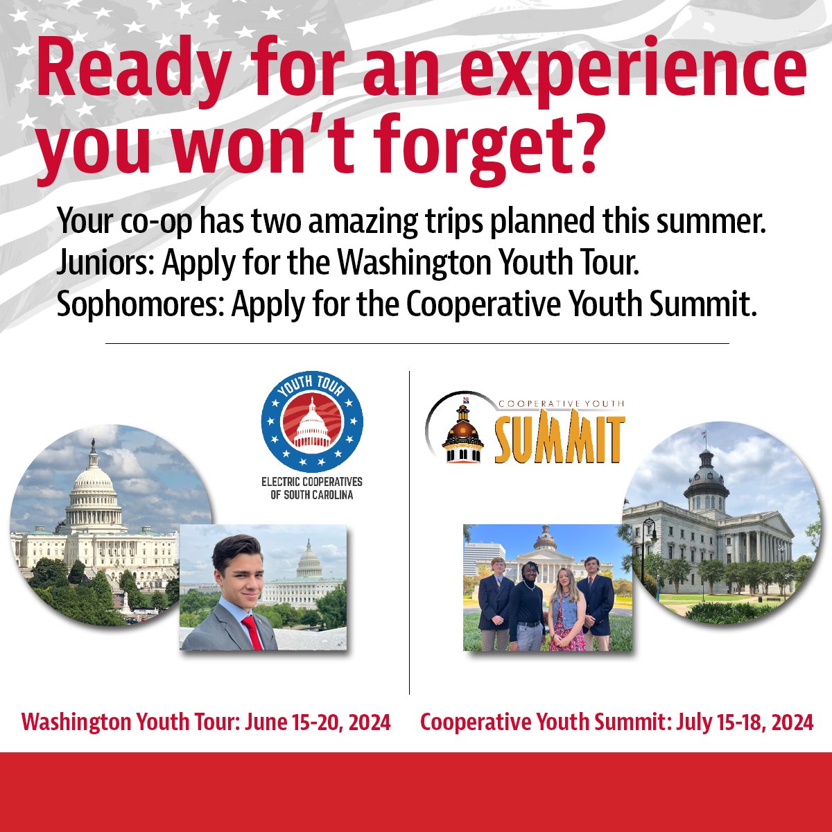 Attention high school students! You could be selected for one of two unforgettable trips in the summer of 2024. Deadline for applications is Tuesday, February 27. Apply today at blackriver.coop/community/wash…
Questions? Email us at brenda.chase@blackriver.coop.