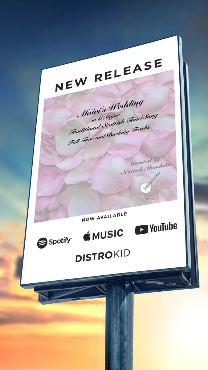 scottishmando's tweet photo. Make your practice sessions more fun with these backing tracks. New release of Mairi's Wedding on various streaming platform ...
YouTube : https://t.co/1hXMuSDJK9...
Spotify: https://t.co/K7Qc60ImWn...
Apple Music: https://t.co/qG1nX3r9tf
Amazon Music: https://t.co/jx8OLyeg9y... https://t.co/LfPAJFZ34G