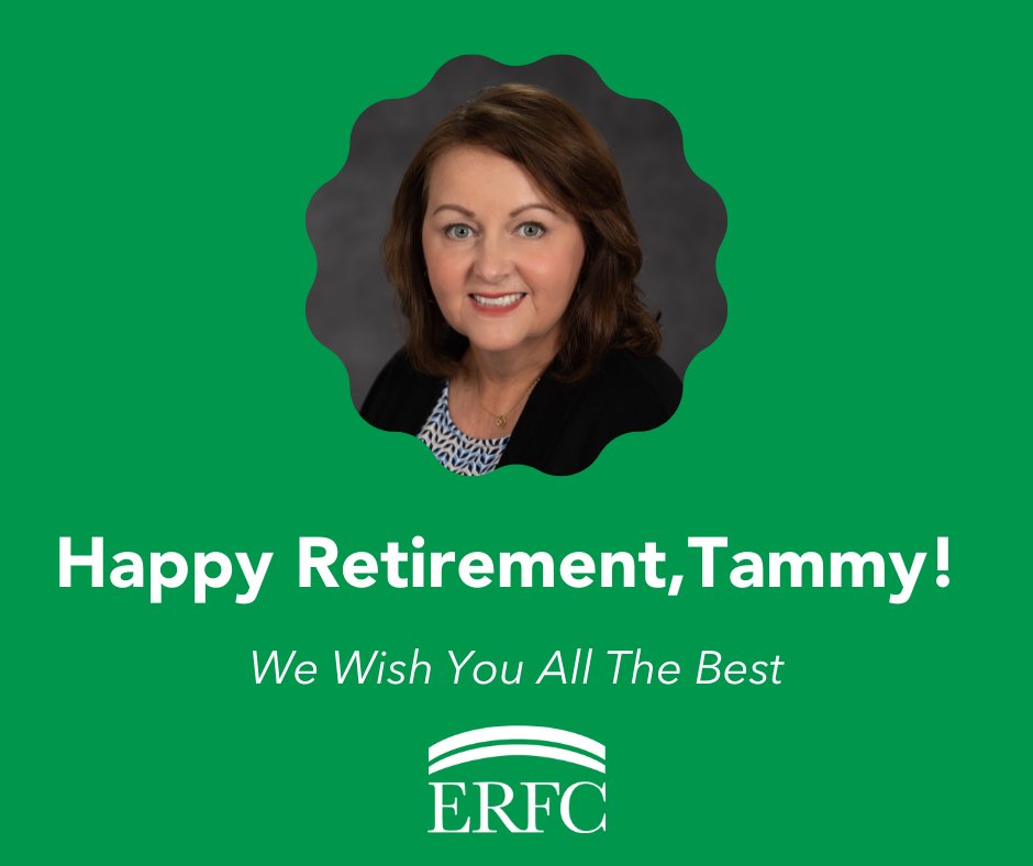 ERFC_FCPS's tweet photo. Cheers to 44 years! Join us in congratulating #ERFC accounting technician Tammy Huntt on her well-earned retirement from @FCPSnews. Tammy, we wish you fun in the Florida sun and a retirement beyond your wildest dreams! ๐๐
#RetirementGoals #2Pensions #aheadofthegame https://t.co/VDMzQ47dpZ