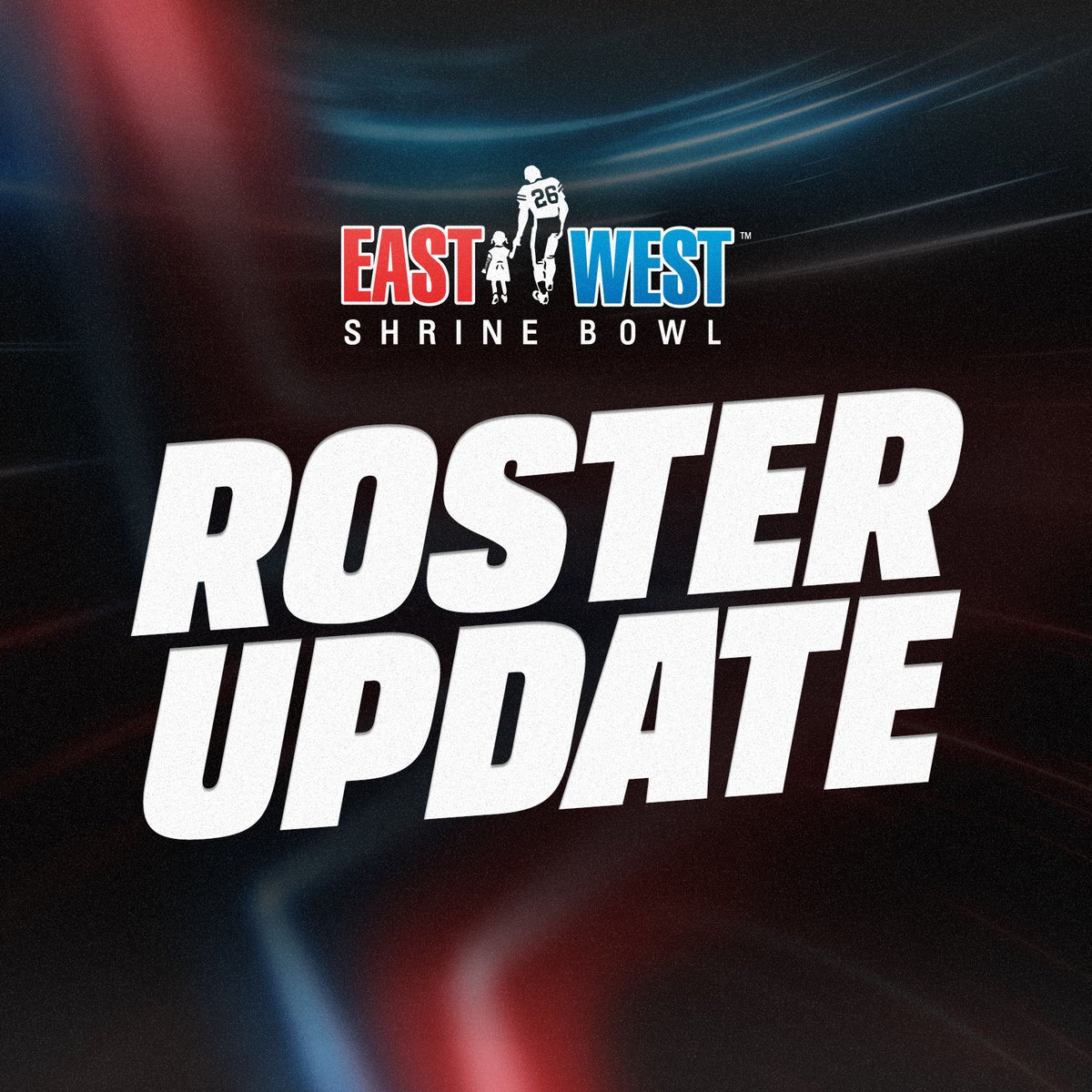 Welcome to the 2024 East-West Shrine Bowl:

🔴EAST
#10 Jacob Kibodi, RB, @RaginCajunsFB 
#50 Kyle Hergel, OC, @BCFootball  
#45 Trezmen Marshall, LB, @AlabamaFTBL 

🔵WEST
#47 Cam Grandy, TE, @RedbirdFB 
#94 Tramel Walthour, DL, @GeorgiaFootball 

#ShrineBowlBound✅