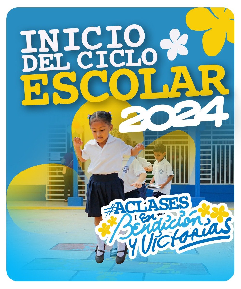 #AClasesEnBendiciónyVictorias 
Hoy marcamos el comienzo de un nuevo ciclo escolar en Nicaragua. Estudiantes de todo el país regresan a las aulas con energía y determinación. Que este año esté lleno de aprendizajes significativos y experiencias enriquecedoras