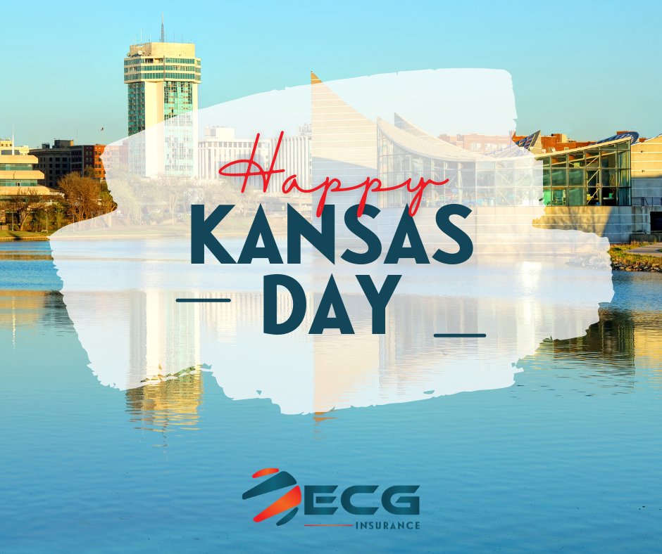 EcgInsurance's tweet image. Happy Kansas Day!

#ECGInsurance #InsuranceMadeSimple #KansasBusiness #KansasDay