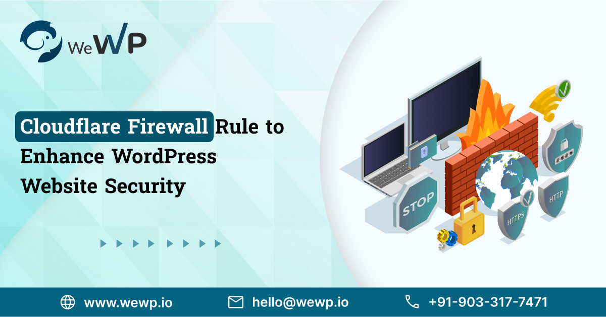 wewphosting's tweet image. Shield your WordPress site from threats with powerful Cloudflare Firewall Rules! Protect your website from malicious attacks, bots, and unauthorized access with these essential rules. Learn more : wewp.io/cloudflare-fir…

#wordpresssecurity #cloudflareprotection #firewallrules