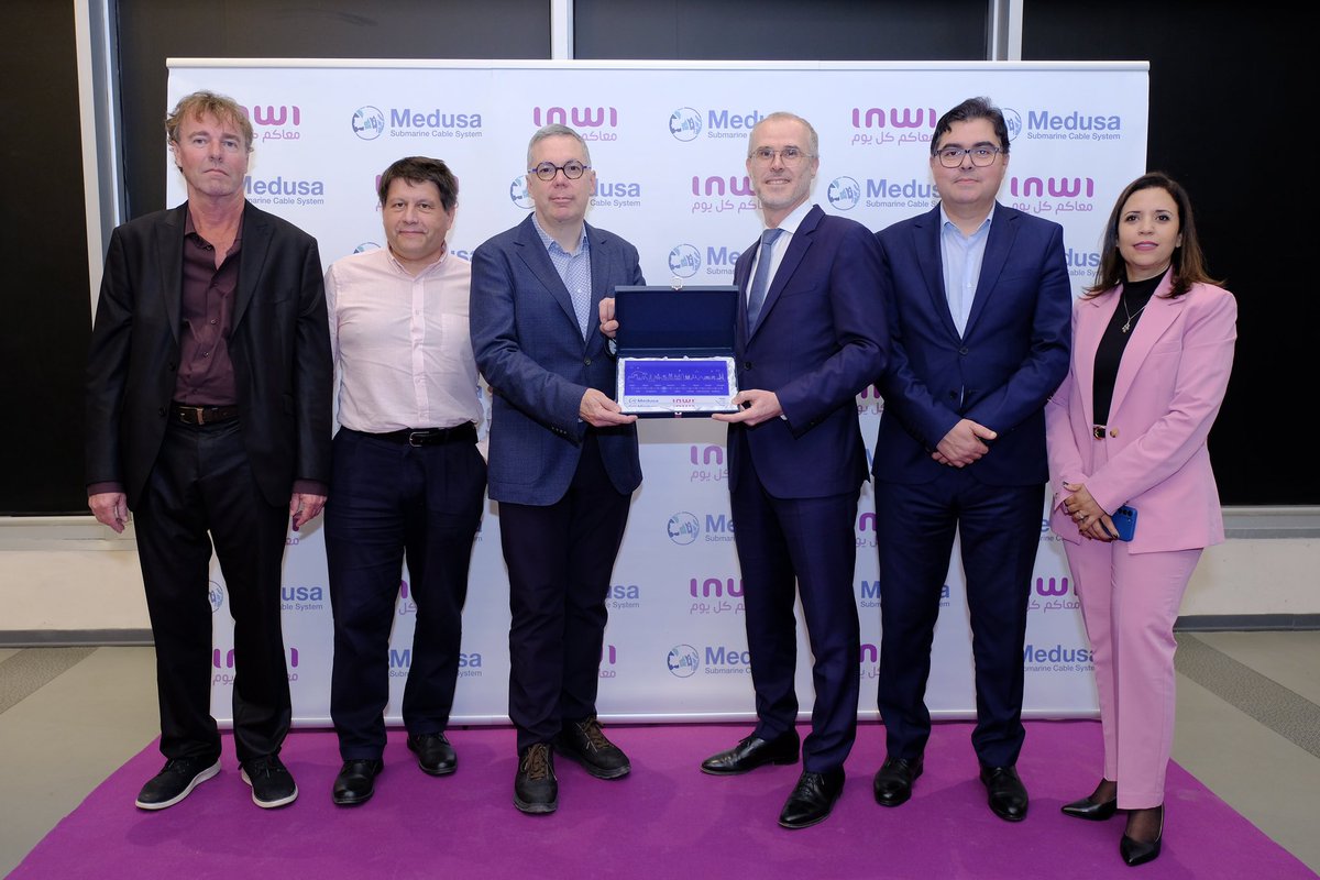 inwi et #Medusa Submarine Cable System signent un accord pour relier le Maroc et l’Europe à travers le câble sous-marin le plus long de la Méditerranée. Ce partenariat porte sur la fourniture et l'exploitation de liens de fibre optique au sein du nouveau câble. #connectivité
