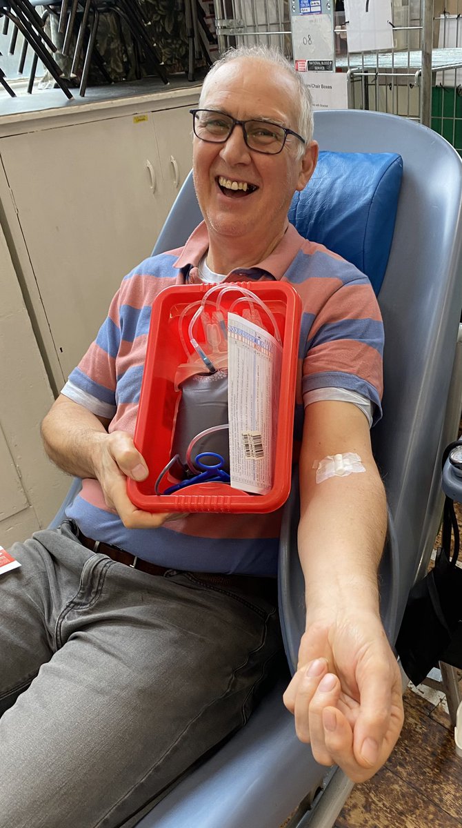 Another @GiveBloodNHS donation. Wishing the recipient a speedy recovery.