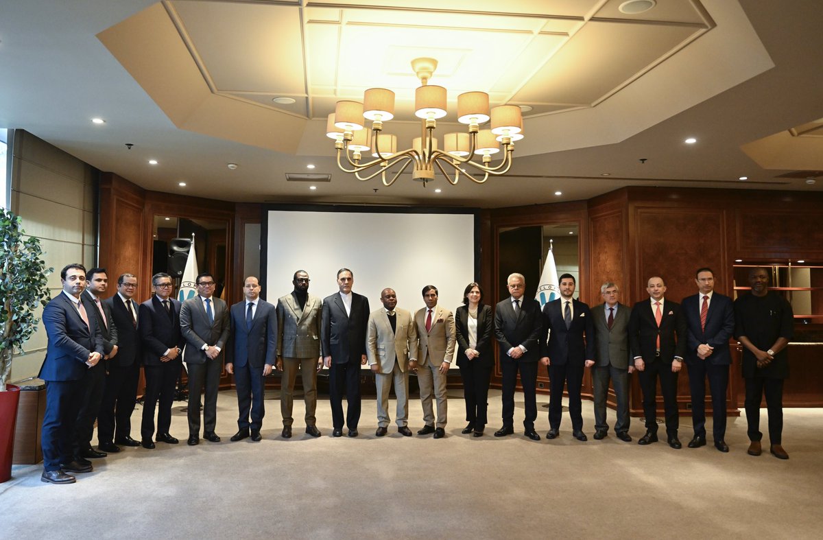 Ambassador Isiaka Abdulqadir Imam, the @D8Secgen, and Ambassador M. Amanul Haq @Amanul81, the Ambassador of Bangladesh in Ankara, co-hosted the “D-8 Ambassadors’ New Year Luncheon with the Media Partners” in Ankara today (29-Jan). The Luncheon, attended by envoys from the D-8