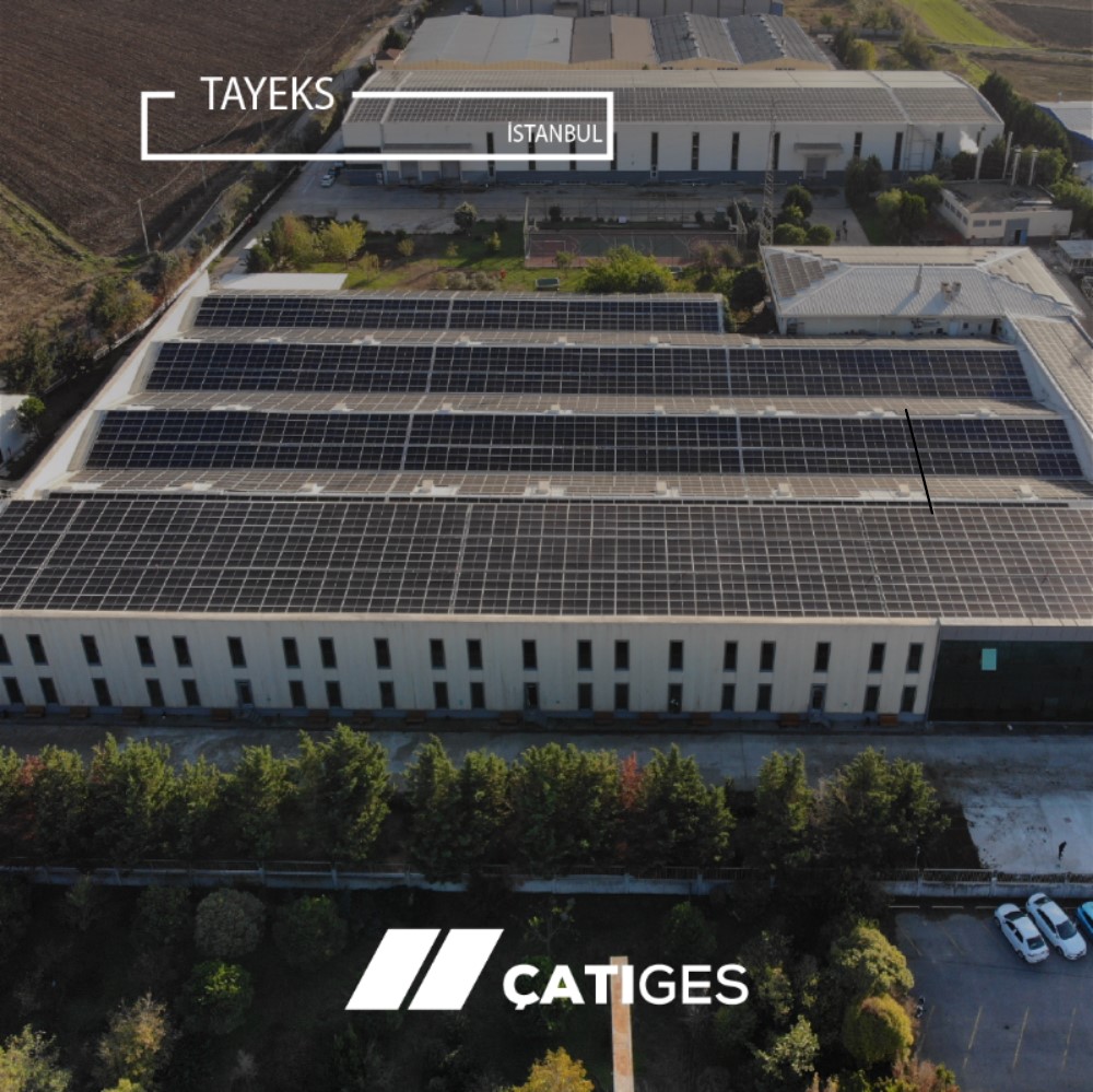 Tayeks,Bolu ve Ergene fabrikalarının yanı sıra,Silivri fabrikası da ÇATIGES ile enerjisini güneşten elde ediyor.
Proje Yat.:@taypaofficial
Proje Lok.:İstanbul
Proje Kap.:2073,22kWp
Panel:@jinkosolarph
Inverter:
@huawei
Kurtarılan Ağaç:981 Adet/Yıl
Eng.Karbon Salımı:150,50 Ton/Yıl