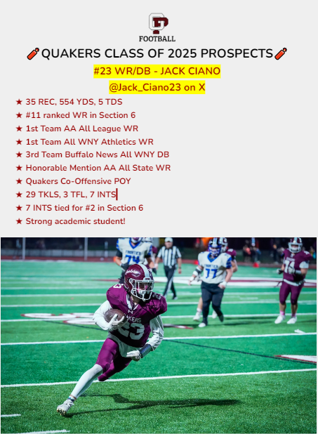 Orchard Park Quakers Football tweet media