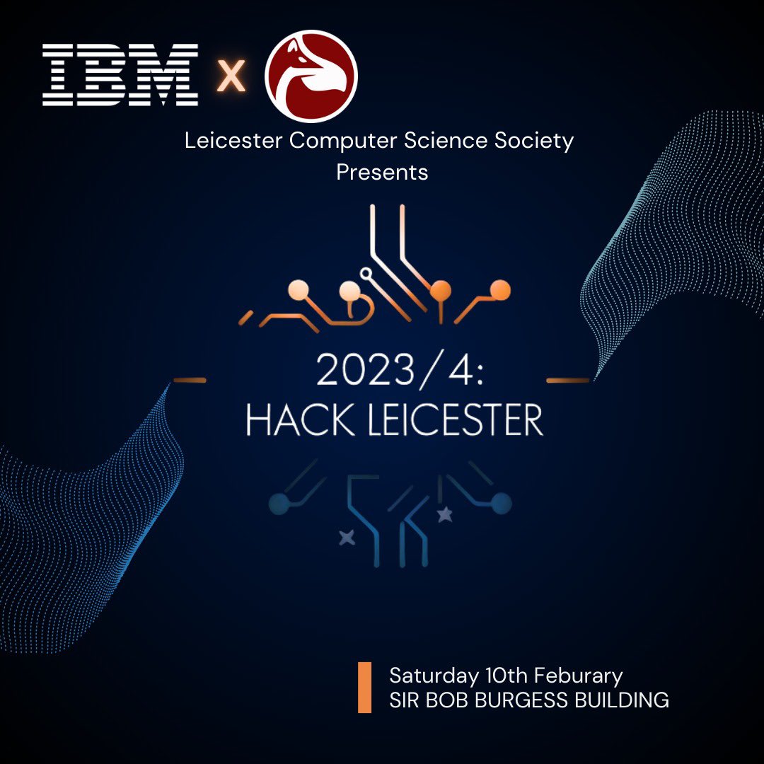uolcompsoc's tweet photo. Save the Date! Hackathon with IBM
Join us on Saturday, February 10th, and Sunday, February 11th for an exciting hackathon in collaboration with IBM. Participants stand the chance to win Amazon Gift Cards and more!

For more details and to signup: https://t.co/eAgakVUihU https://t.co/aQqxPqElAa