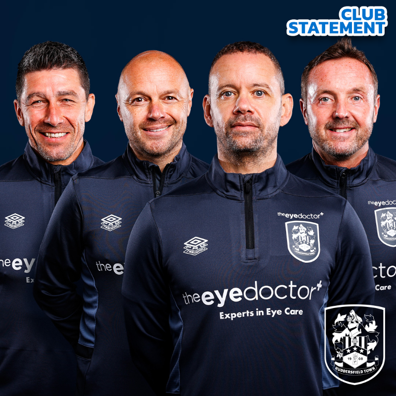 htafc's tweet photo. We can confirm that First Team Coaches Jamie Smith, Jimmy Shan, Simon Ireland and Adriano Basso have today departed the Club with immediate effect.

All at Huddersfield Town thank them for their collective effort and dedication, and wish them the very best for the future.

#htafc