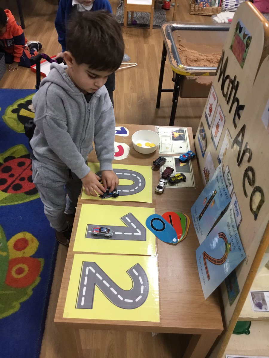 NurserySilas's tweet photo. We used the cars to drive around and make our numbers 0️⃣1️⃣2️⃣ 🚗 We used our number formation rhymes to help us! #numberformation #grossmotor @stsilasschool @RainbowEduMAT https://t.co/3S1jeJ0DAd