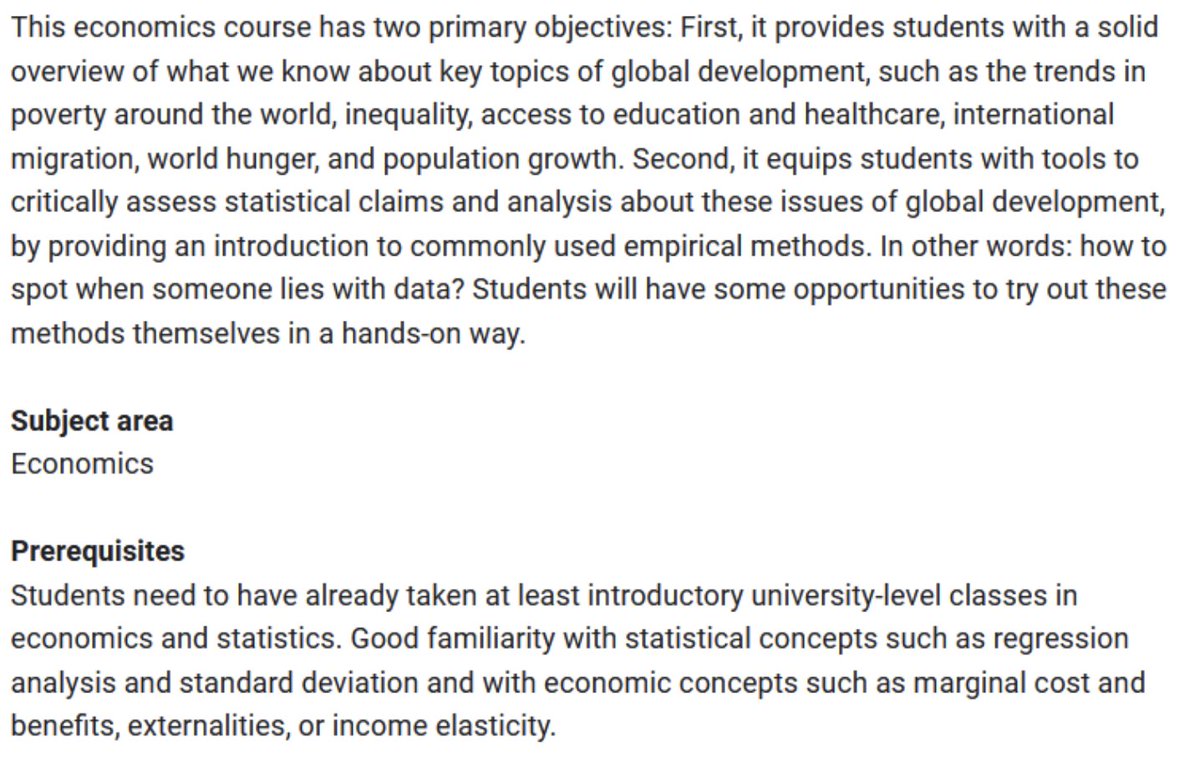 My course "Global Policy Analysis" will again be open to a select number of remote students from low- and middle-income countries. 

Course starts on Feb 20th, application deadline Tuesday, February 6th. 

Application form here: forms.gle/H51XaGq7cFWRmt…