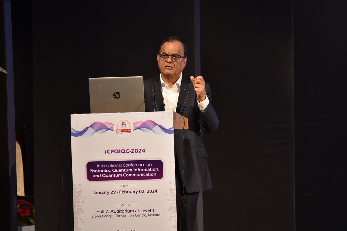 Prof. @AjaySoodIISc, @PrinSciAdvGoI stressed that 23 countries have set up National Quantum Missions and India has a substantial contribution to make at an international level, specially in the field of quantum algorithms. @DrJitendraSingh @karandi65 @PrinSciAdvOff @snbkol