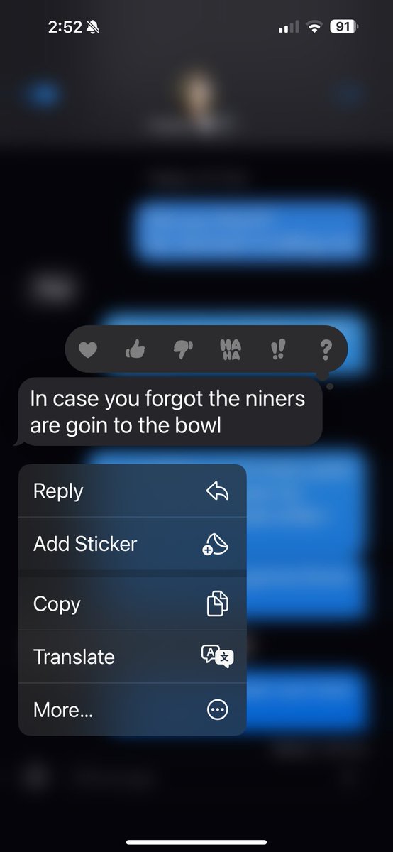 Itsmhaskellfive's tweet photo. The text I get from @Itsjhaskellfive  at 2:52AM when he leave for work 😂😂 https://t.co/ALucvXV9Kl