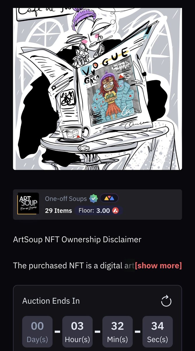 Only 3 hours left 🤦‍♀️
GM fam🖤
art.salvor.io/collections/0x…